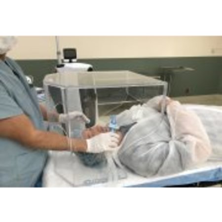 PROFESSIONAL PLASTICS Adapt Plastics Model (A), Intubation Box - Acrylic [Each] INTUBATINGGUARDASSY